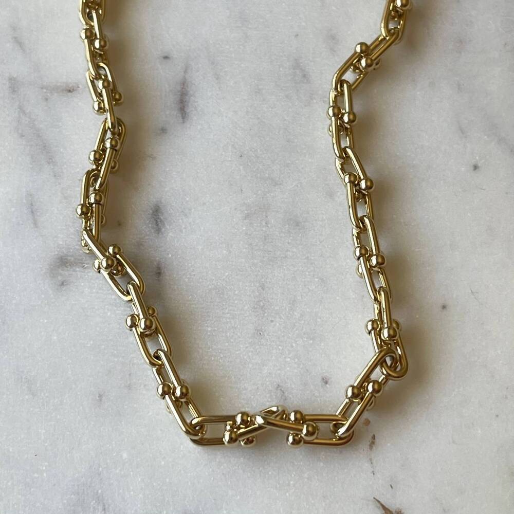 NEW JESSICA MATRASKO JEWELRY women's valeria necklace in gold